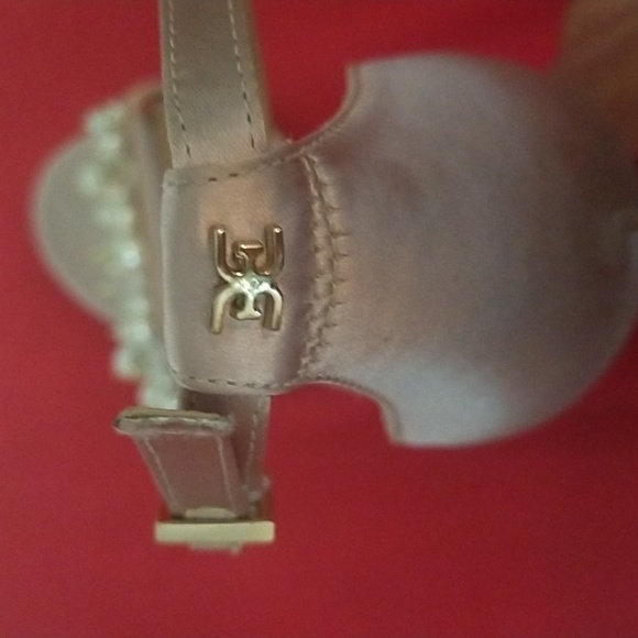❤ Sam Edelman Dressy Heel Front Strap w-Pearl Bead - Blush Pink - Picture 8 of 9